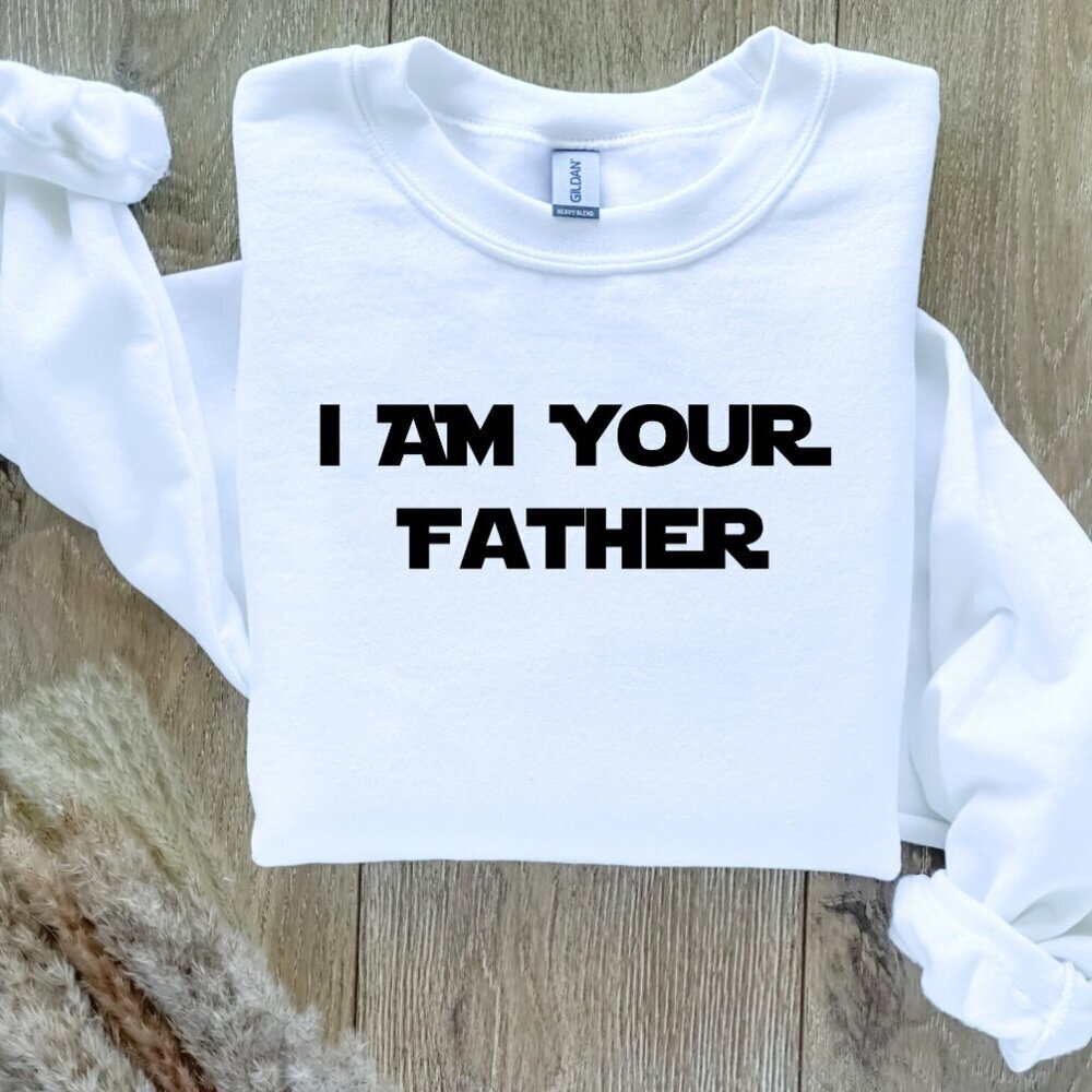 I Am Your Father Star Wars Sweatshirt Sweater Hand Crafted